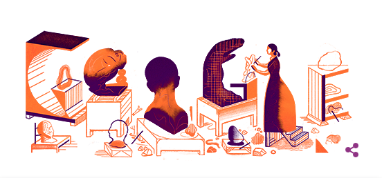カミーユ・クローデルに12/8のgoogleロゴが変更!!フランスを代表する女性彫刻家!!
